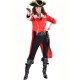 Pirate veste queue de pie rouge