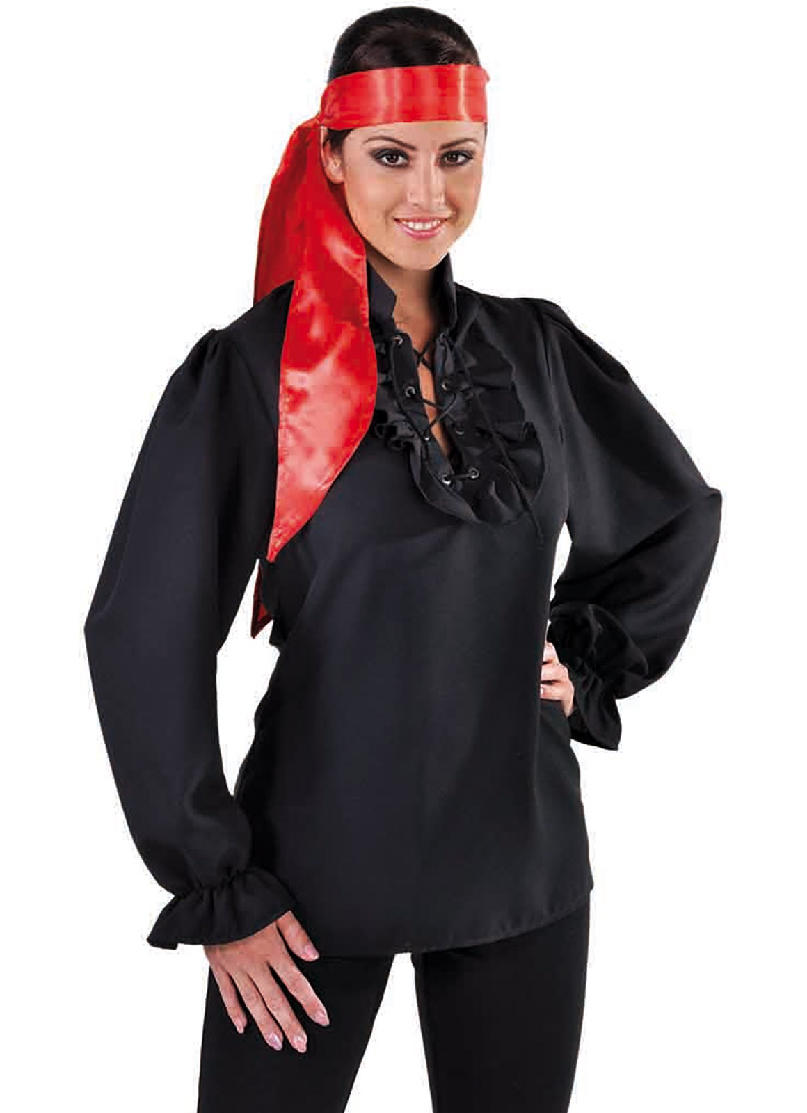 Chemise pirate femme noir Le Cotillon
