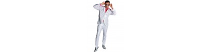 Costume disco paillette blanc