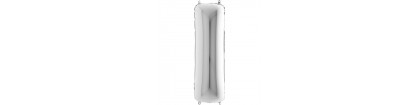 Lettre aluminium 102 cm I