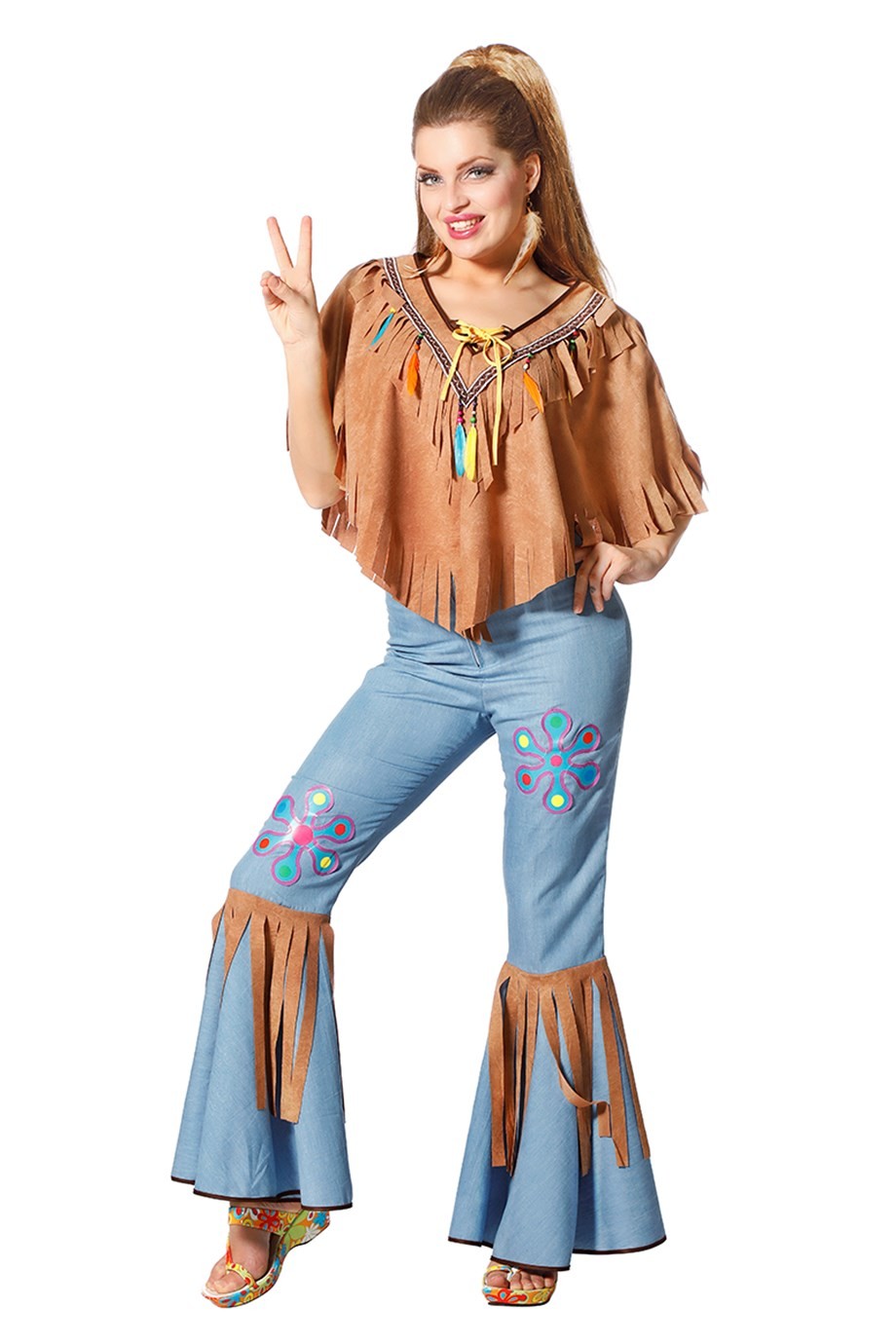 déguisement hippie femme - Le Cotillon