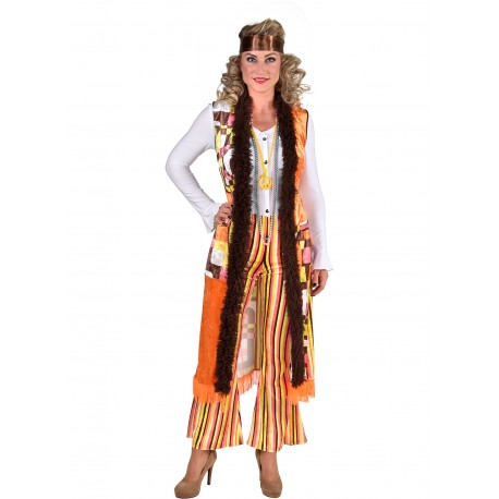 Hippie femme long manteau