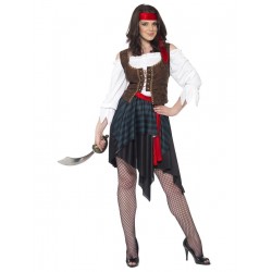 Pirate marron femme