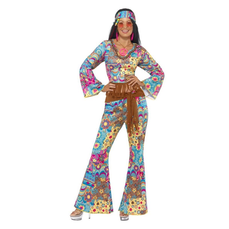Costume hippie femme - Déguisement adulte femme - w20316