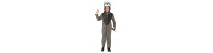 Loup gris enfant