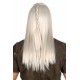 Perruque tresse blonde