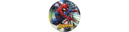 assiettes spiderman