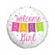 Ballon welcome baby girl