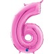 Ballon chiffre fuschia 102 cm