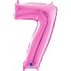 Ballon chiffre fuschia 102 cm