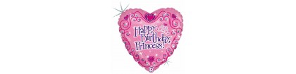 Ballon anniversaire princesse