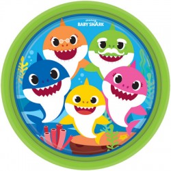 Assiettes baby shark par 8