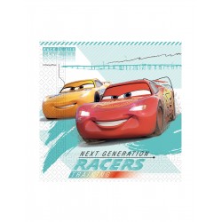 Serviettes cars par 20