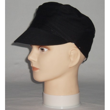 Casquette noir coton