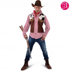 Gilet cow-boy homme