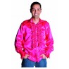 Chemise disco fuschia