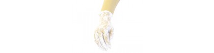 Gants dentelles blancs