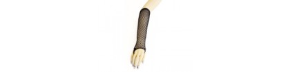 Gants résilles noirs