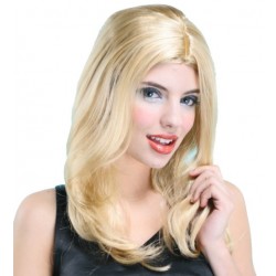 Perruque blonde longue