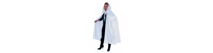 Cape satin luxe blanche