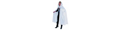 Cape satin luxe blanche