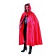 Cape satin luxe rouge