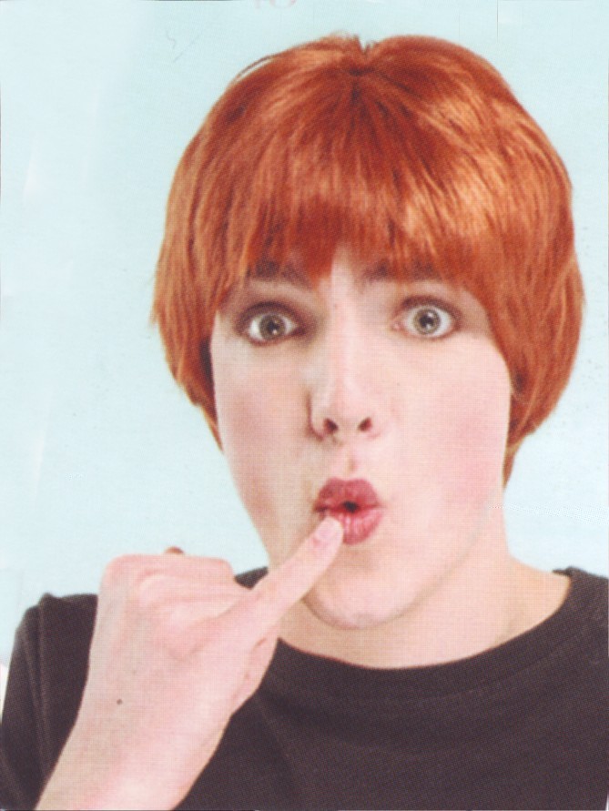 deguisement perruque rousse