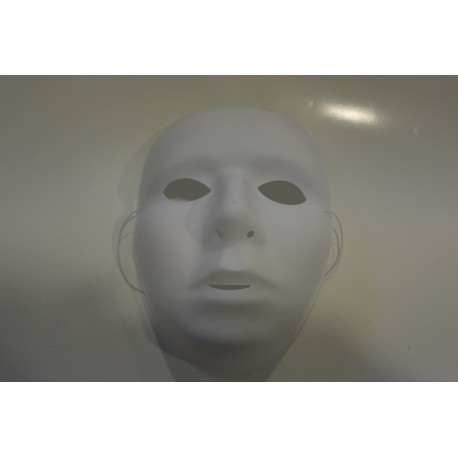 Masque plastique blanc